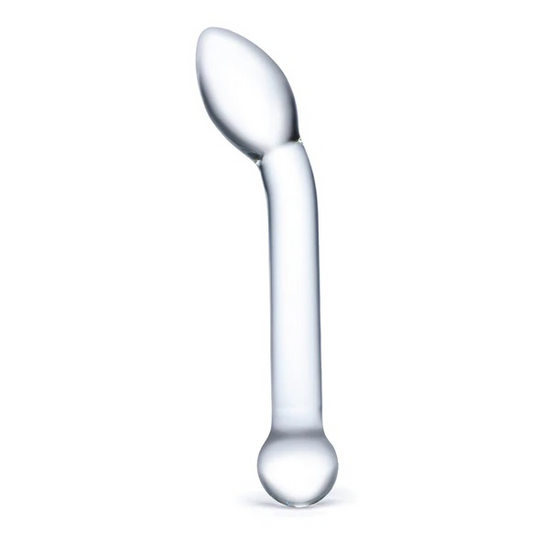 Glass 8inch Slimline G Spot Dildo