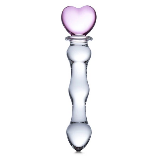 Glass 8inch Sweetheart Glass Dildo