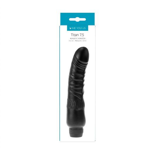 Me You Us Titan Realistic Vibrator Black