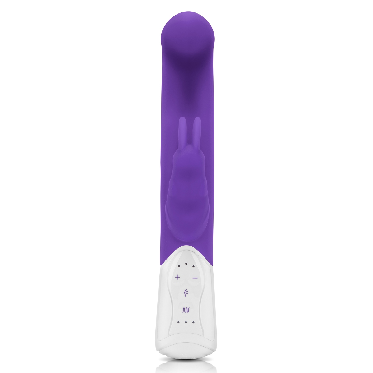 Rabbit Essentials RR Rechargeable Come Hither G Spot Rabbit Vibrator Purple