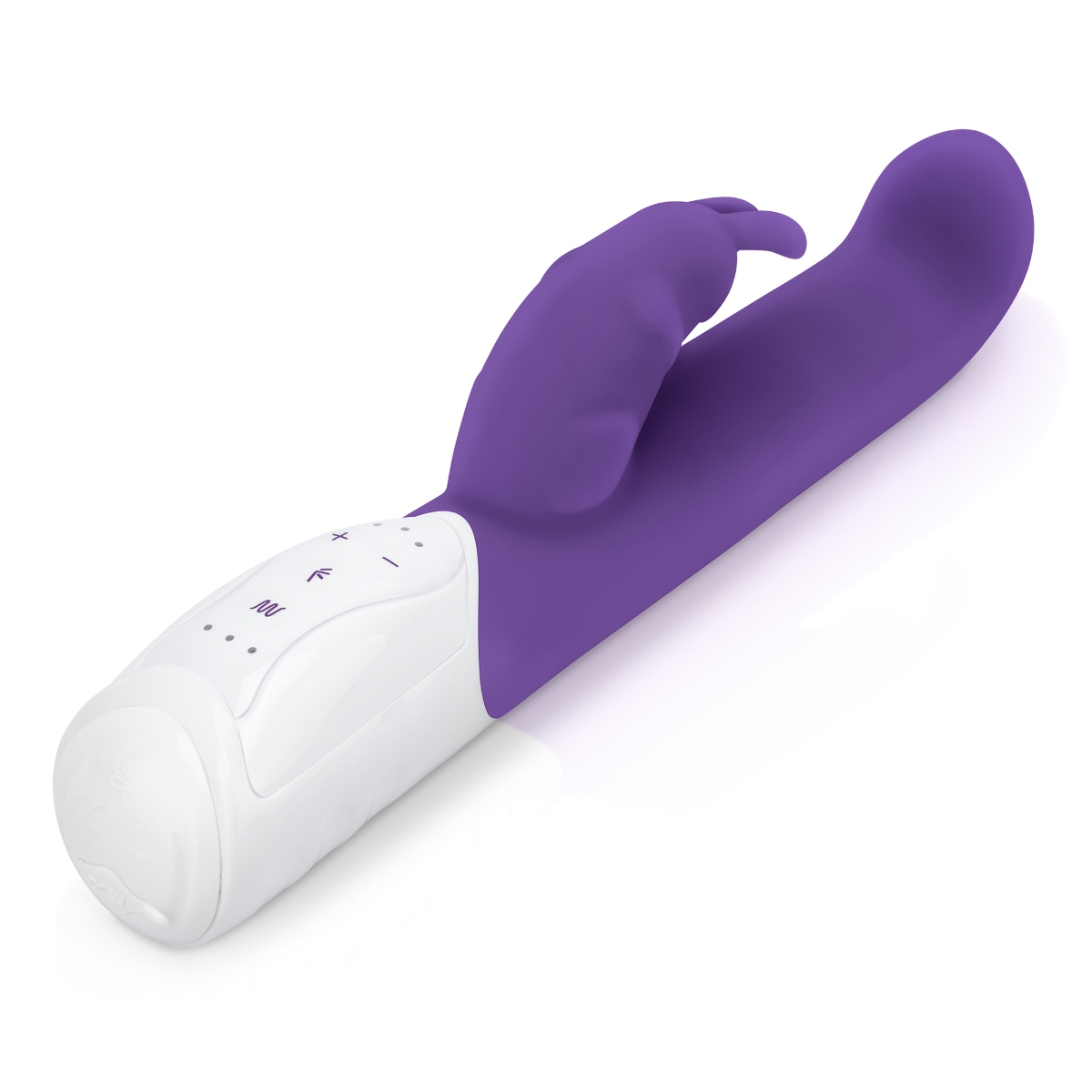 Rabbit Essentials RR Rechargeable Come Hither G Spot Rabbit Vibrator Purple