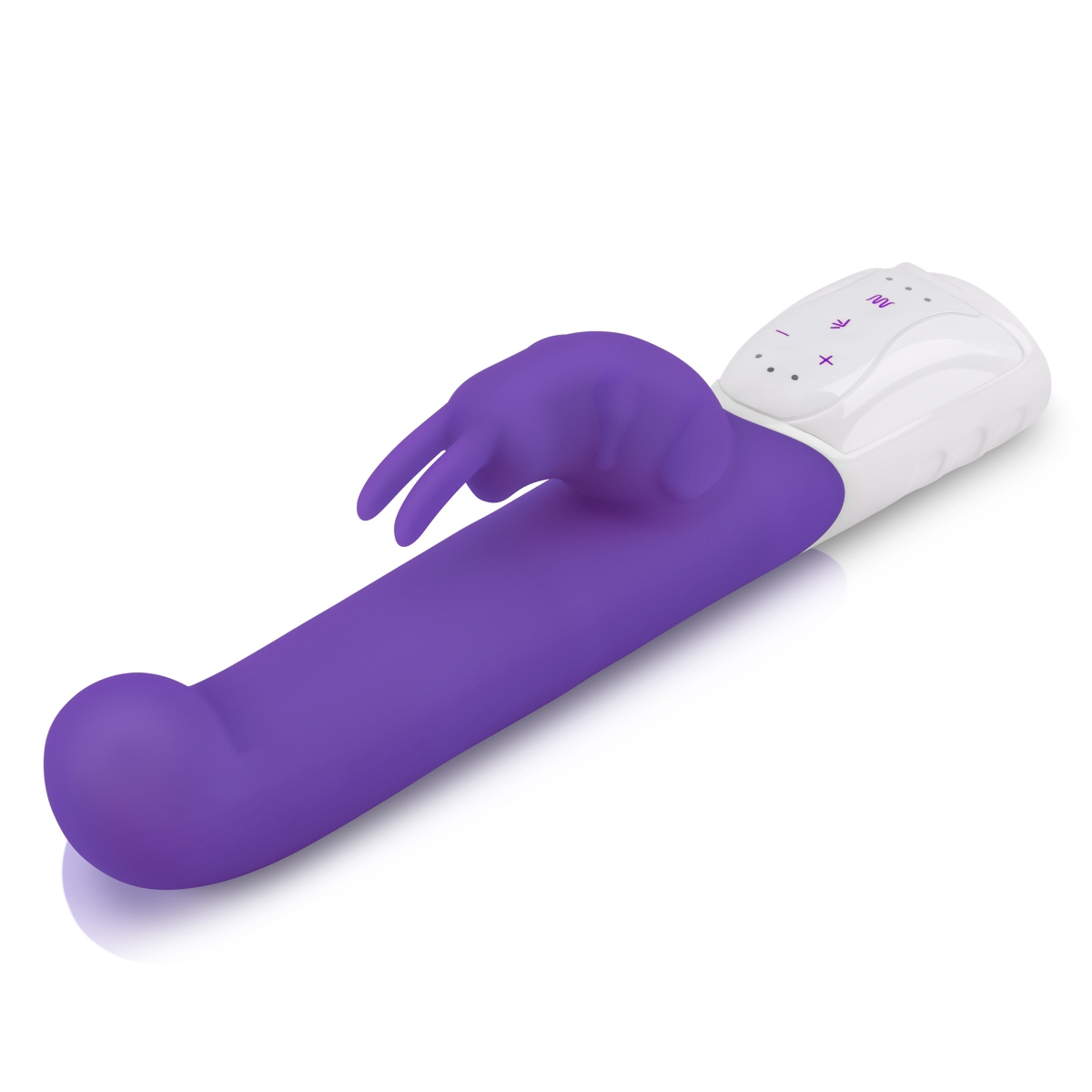 Rabbit Essentials RR Rechargeable Come Hither G Spot Rabbit Vibrator Purple