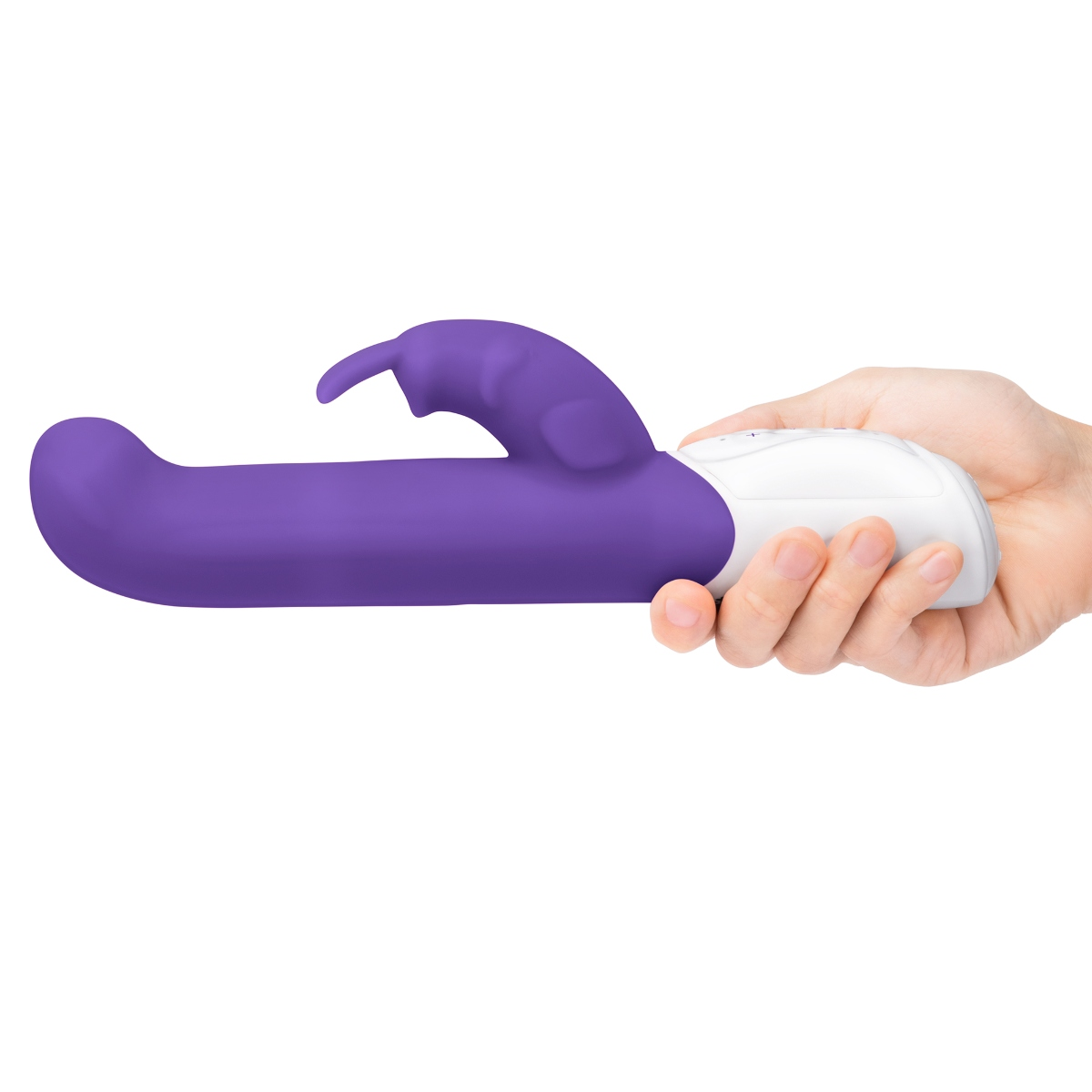 Rabbit Essentials RR Rechargeable Come Hither G Spot Rabbit Vibrator Purple