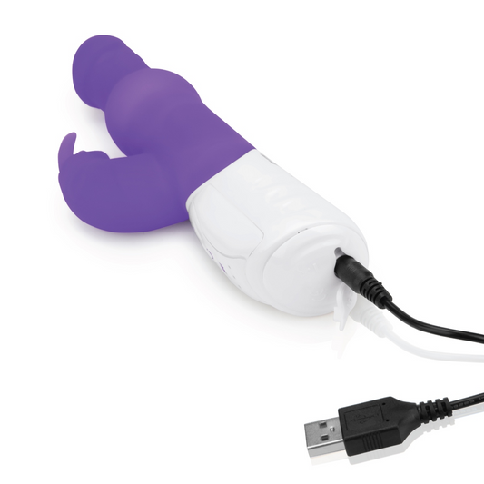 Rabbit Essentials RR Rechargeable Pleasure Pearls Rabbit Purple