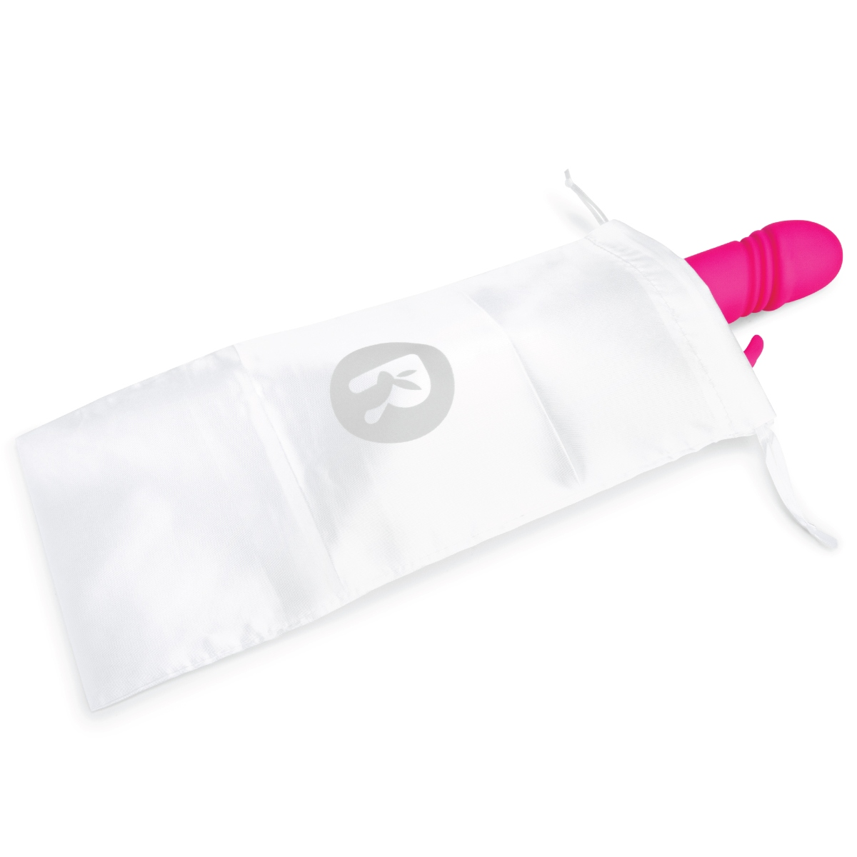 Rabbit Essentials RR Rechargeable Thrusting Rabbit Vibrator Hot Pink