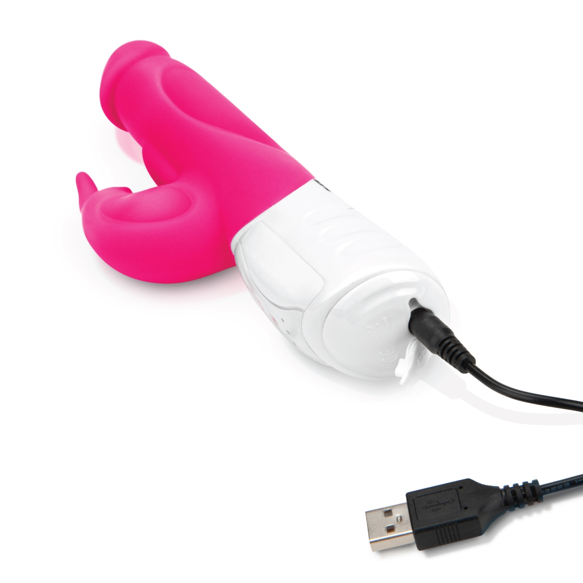 Rabbit Essentials RR Rechargeable Realistic Rabbit Hot Pink