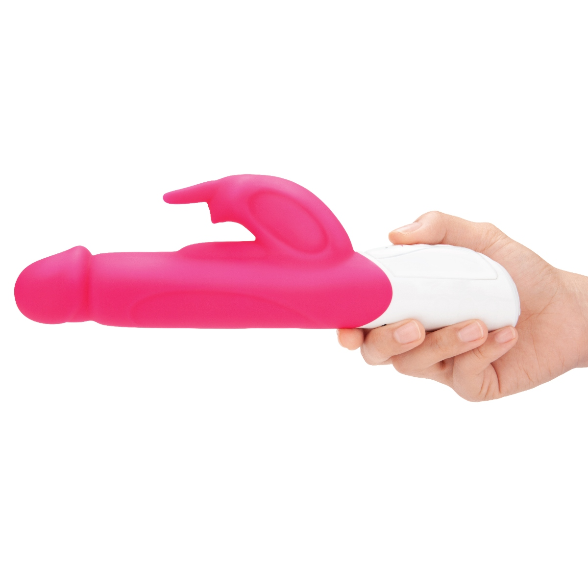 Rabbit Essentials RR Rechargeable Realistic Rabbit Hot Pink