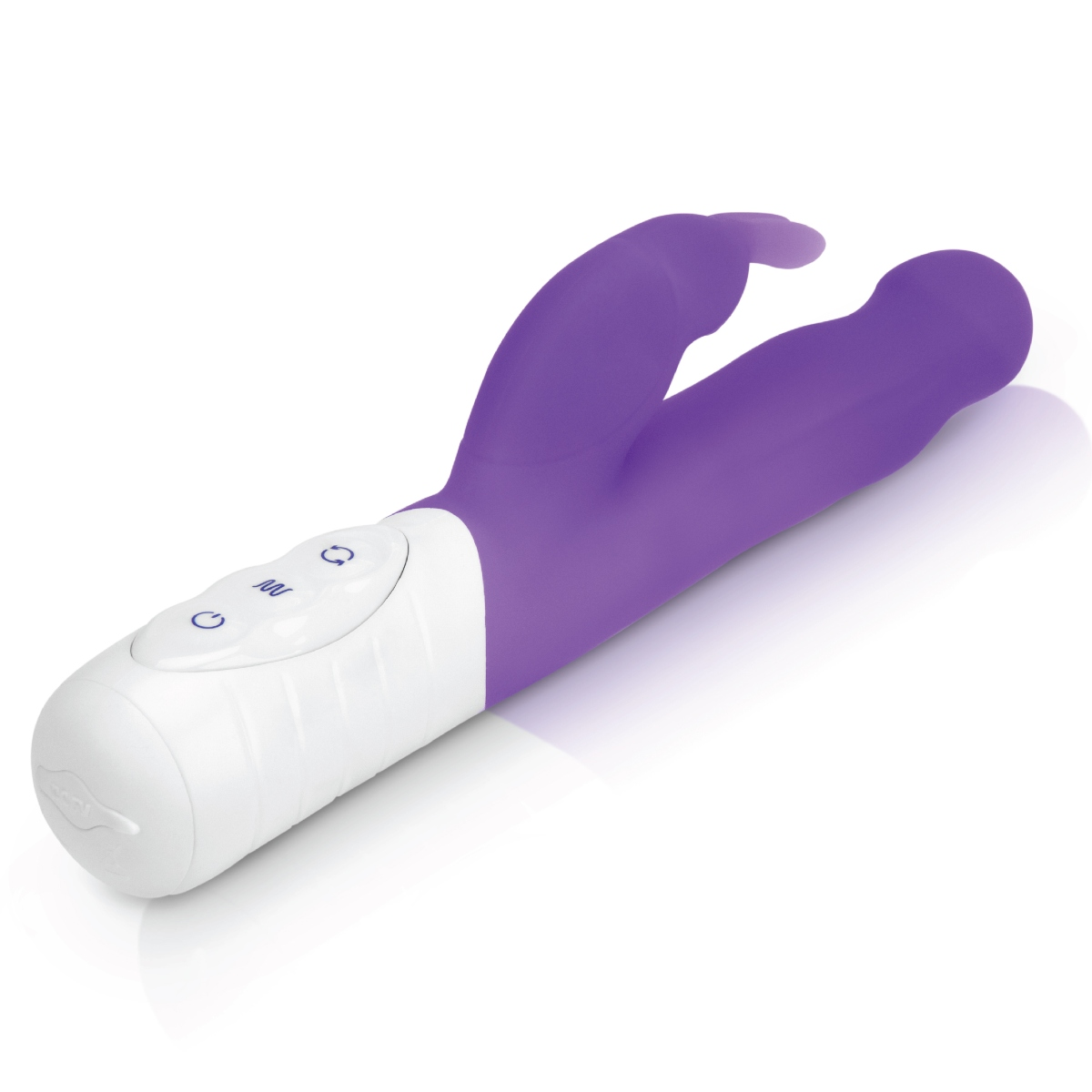 Rabbit Essentials RR Rechargeable Slim Shaft Rabbit Purple