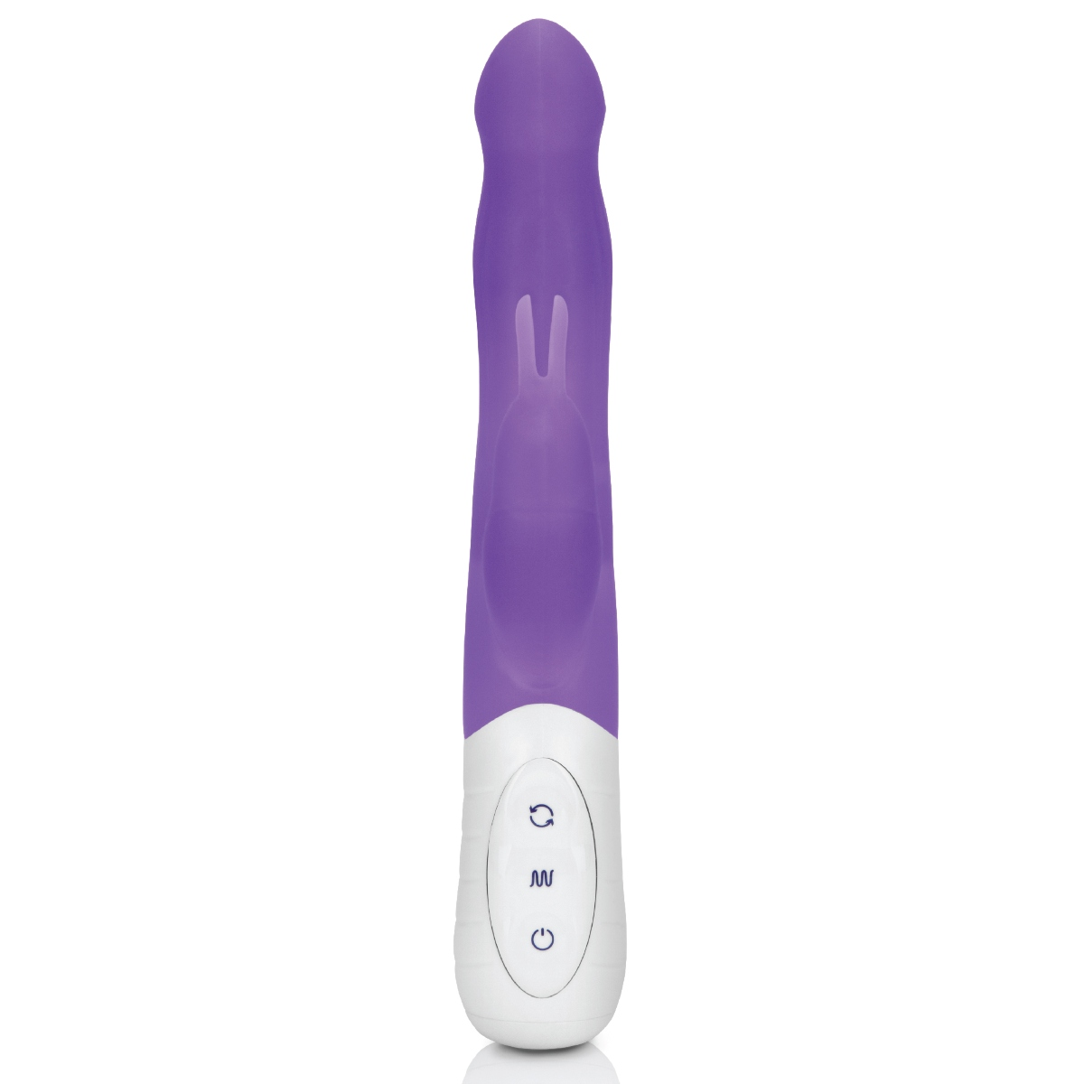 Rabbit Essentials RR Rechargeable Slim Shaft Rabbit Purple