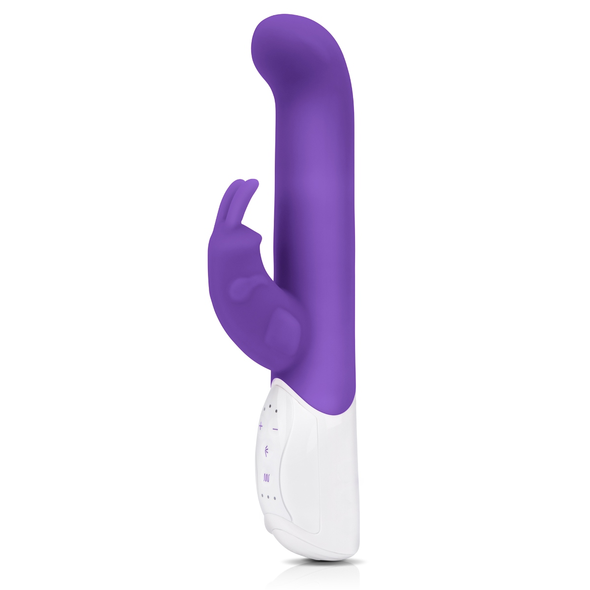 Rabbit Essentials RR Rechargeable Come Hither G Spot Rabbit Vibrator Purple