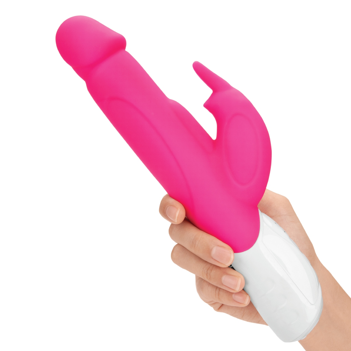 Rabbit Essentials RR Rechargeable Realistic Rabbit Hot Pink