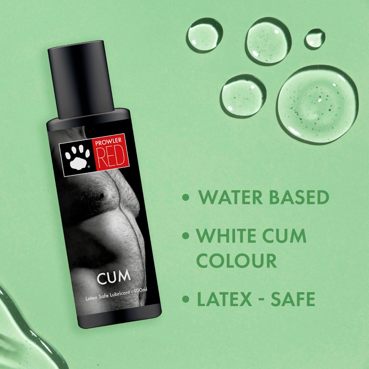 Prowler RED Cum water-based Lube 100ml