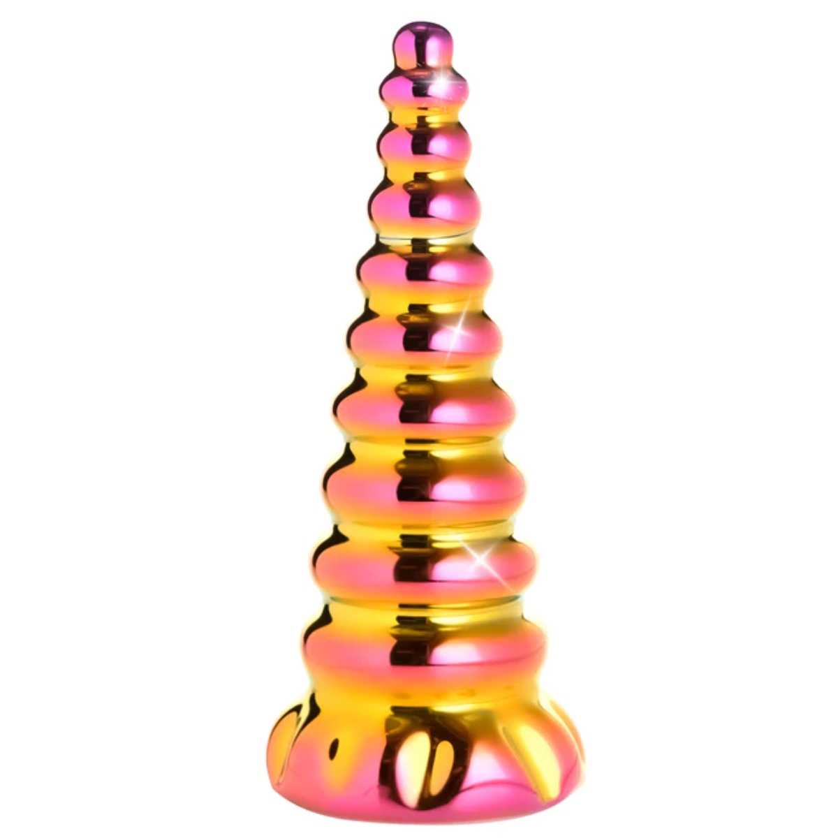 Creature Cocks Twilight Rainbow Glass Dildo